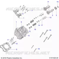 ENGINE, CULASSE, CAMS AND VALVES