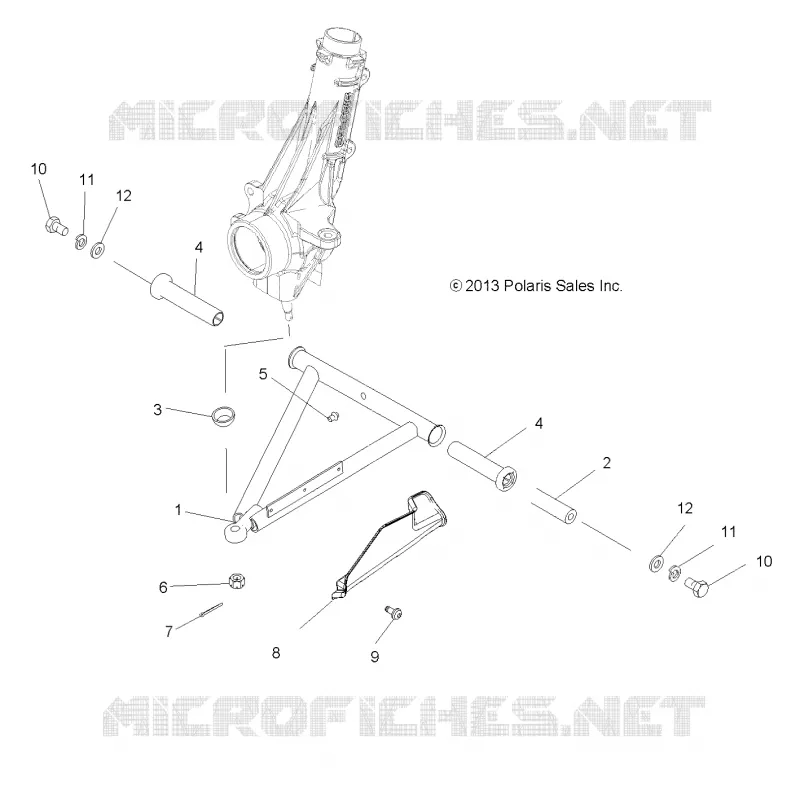 SUSPENSION, A-ARM and SUPPORT MOUNTING