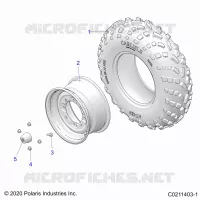 ROUES, FRONT TIRE