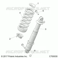 SUSPENSION ARRIERE SHOCK MOUNTING