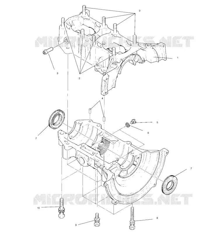 CARTERS MOTEUR ASSEMBLY