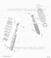 SUSPENSION ARRIERE SHOCK AND MOUNTING