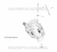 SYSTÈME DE TRANSMISSION, GEARCASE MOUNTING, FRONT