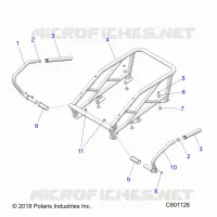 CHASSIS, RACK AND PASSENGER HAND HOLD