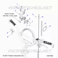 MOTEUR, THROTTLE CONTROL ASM.