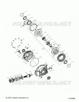 SYSTÃˆME DE TRANSMISSION, REAR GEARCASE INTERNALS