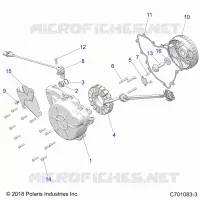 MOTEUR, STATOR AND COVER