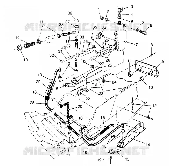 SYSTÈME DE REFROIDISSEMENT  440 XCR SP X951660 (4932833283B006)