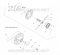SYSTÈME DE TRANSMISSION, SECONDARY CLUTCH