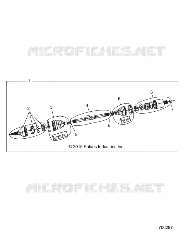 SYSTEME DE TRANSMISSION, FRONT HALF SHAFT