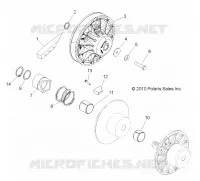 SYSTÈME DE TRANSMISSION, SECONDARY CLUTCH