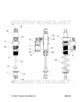 SUSPENSION, AMORTISSEUR ARRIERE TRACK, VELOCITY