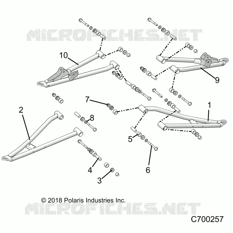 SUSPENSION AVANT CONTROL ARMS