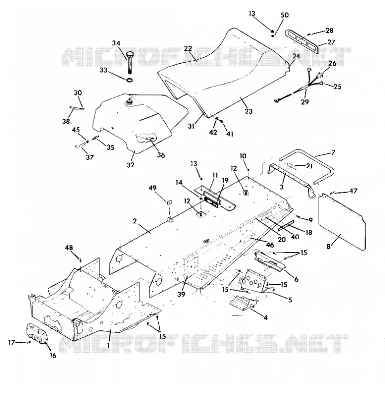 CHASSIS AND SIEGE INDY LITE AND STAR LITE (4918591859001A)