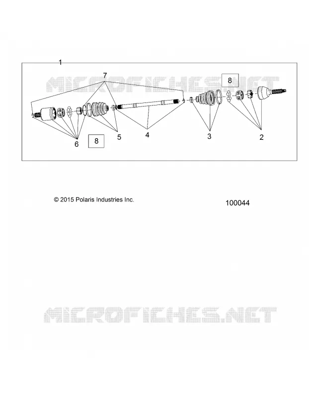 SYSTÈME DE TRANSMISSION, FRONT HALF SHAFT