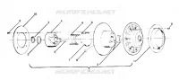 EMBRAYAGE DE TRANSMISSION 400, 500, 500 CLASSIC AND 650 UPDATED 10/88 (4915411541013A)