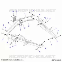 SUSPENSION ARRIERE TRAILING ARMS MOUNTING