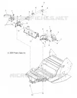 CHASSIS, AMORTISSEUR TOWERS
