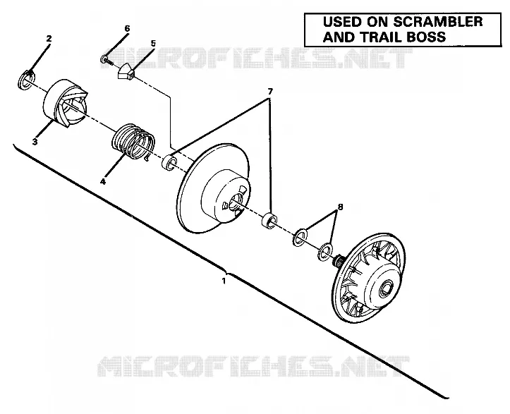 EMBRAYAGE DE TRANSMISSION ASSEMBLY. (4911991199036A)