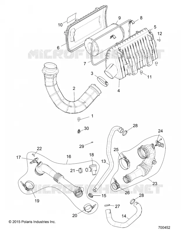 ENGINE, PRISE D'AIR SYSTEM