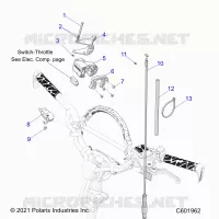 MOTEUR, THROTTLE CONTROL ASM.