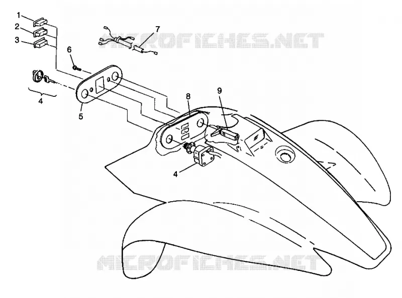 PANNEAU D'INSTRUMENTS SPORT 400L W98BA38C (4947234723A008)
