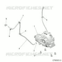 DRIVE TRAIN, FRONT SUPPORT PONT