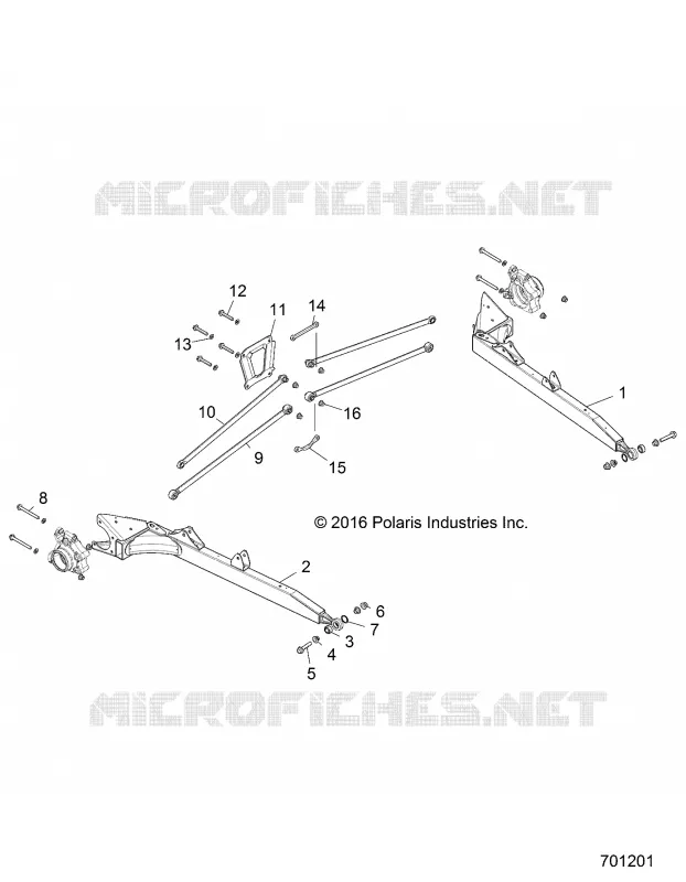 SUSPENSION ARRIERE CONTROL ARMS