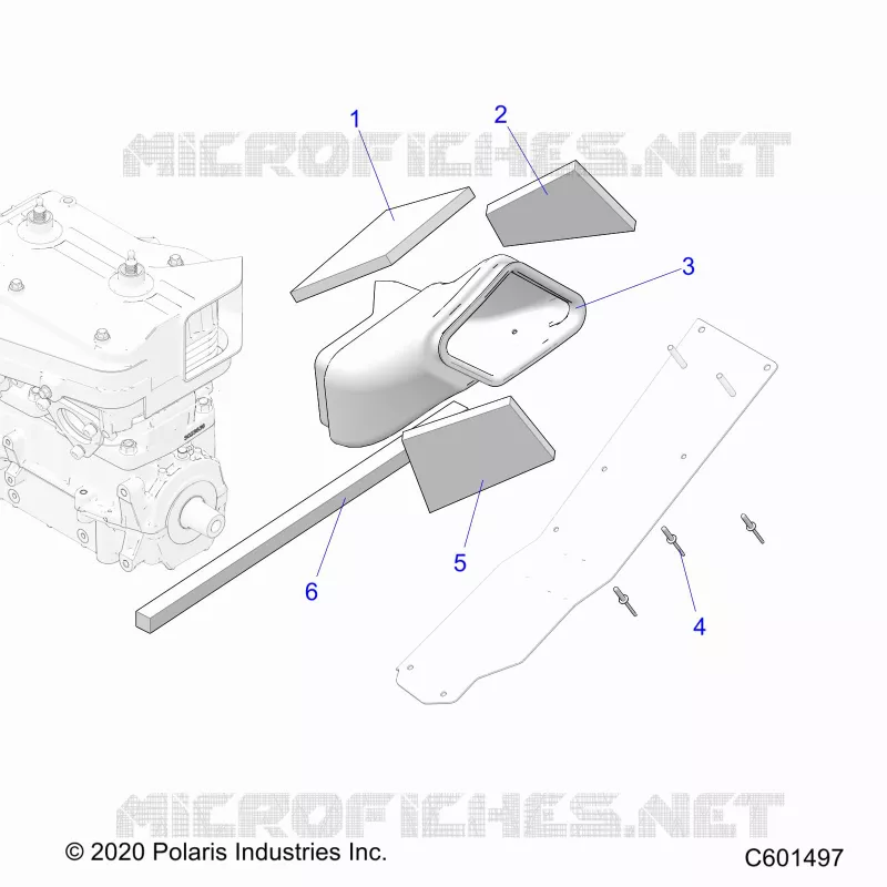 MOTEUR, AIR DUCT, OUTLET