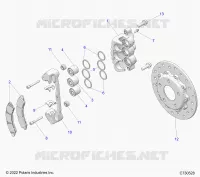 BRAKES, ETRIER DE FREIN AVANT