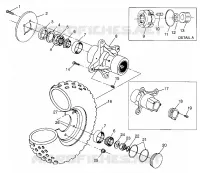 ROUE AVANT XPLORER 400L W969140 (4935983598B006)