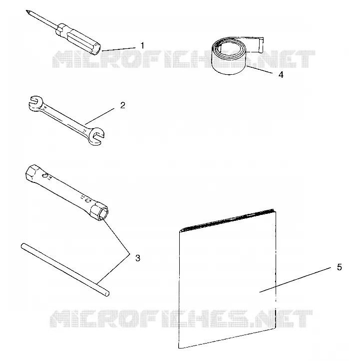 OUTILS LITE 0963433, EURO LITE E963433 and LITE DELUXE 0963431 (4931663166C003)