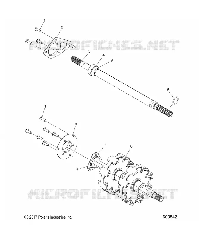 DRIVE TRAIN, JACKSHAFT AND ARBRE DE TRANSMISSION