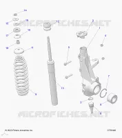 SUSPENSION, JAMBE DE FORCE AVANT