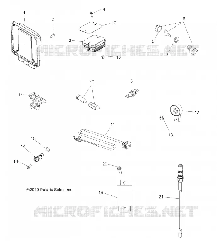 BOUTONS, CAPTEURS, ECU and CONTROL MODULES