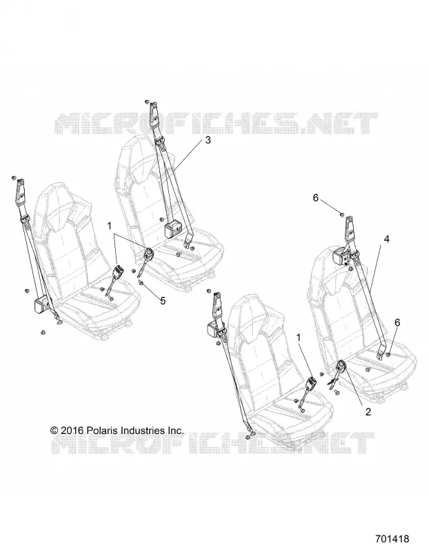 SIEGE BELT MOUNTING