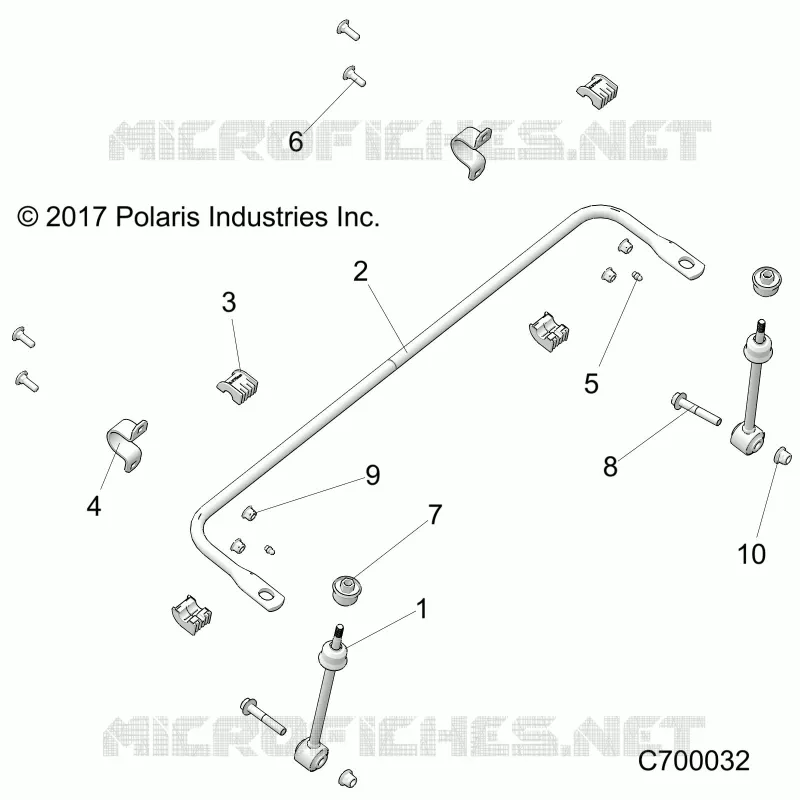 SUSPENSION, FRONT BARRE STABILISATRICE