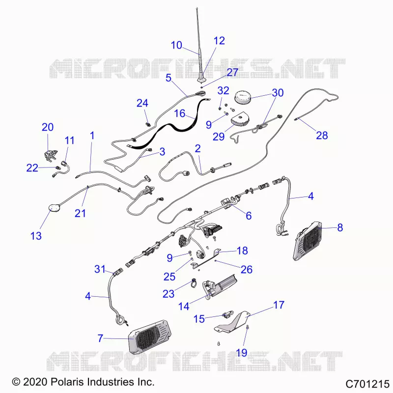 ELECTRICITE, DASH COMPONENTS, RIDE COMMAND