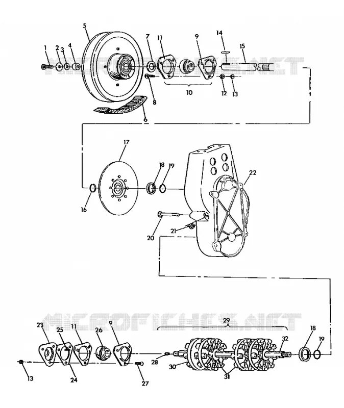 CARTER DE CHAINEE ASSEMBLY 500 XLT (4921662166021A)
