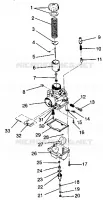 CARBURATEUR XLT 0940767, XLT SP 0940667   XLT SKS 0940567 (4925022502038A)