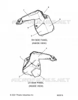 PANNEAUX LATERAUX FOAM/FABRIC