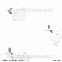 ELECTRICITE, HEADLIGHT HARNESS JUMPER- A22SEE57B1/B3/B5/B9 (C102295-5)