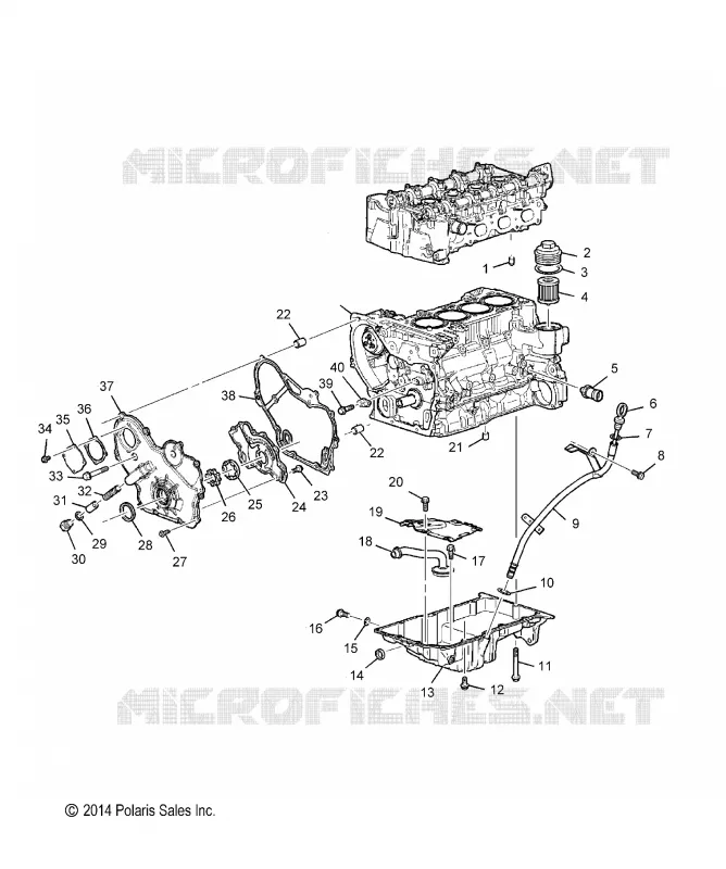 POMPE A HUILE, PAN, AND RELATED PARTS