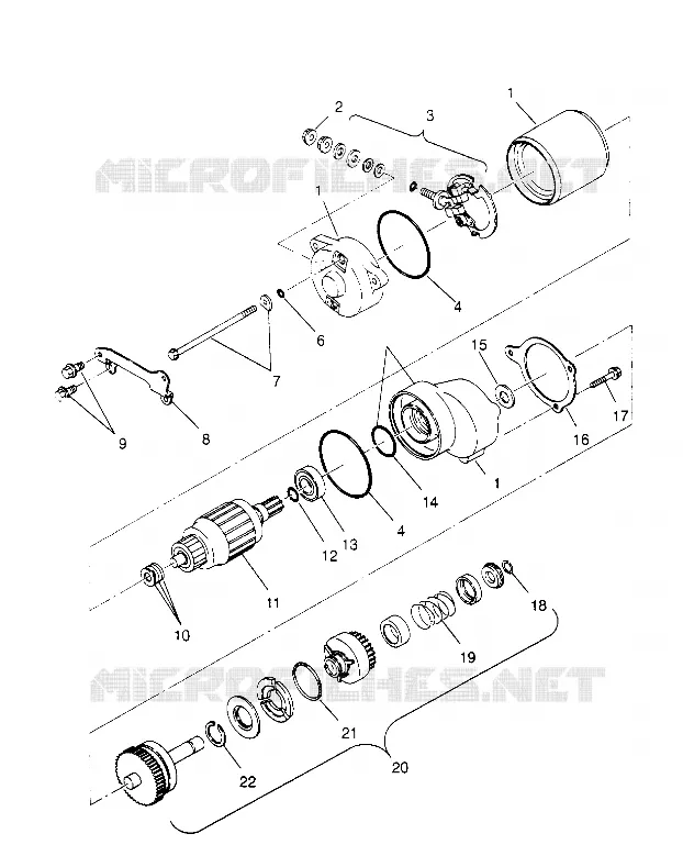 DEMARREUR Sportsman 4x4 W958040 (4930403040D006)