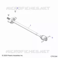 SYSTÃˆME DE TRANSMISSION, FRONT PROP SHAFT