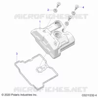 ENGINE, COUVERCLE SOUPAPE