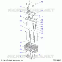 ENGINE, CULASSE AND VALVES