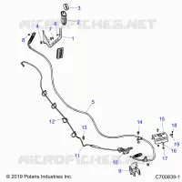 SYSTÃˆME DE TRANSMISSION, GEAR SELECTOR AND THROTTLE CABLE