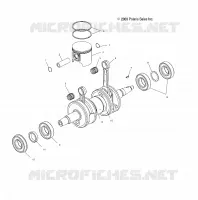 PISTON ET VILEBREQUIN (700)