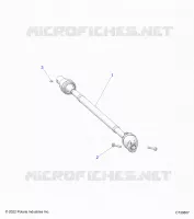 SYSTÃˆME DE TRANSMISSION, REAR PROP SHAFT